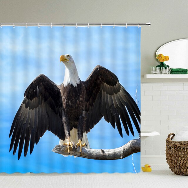 

Shower Curtain – Eagle Birds-180*180cm, 501 Original
