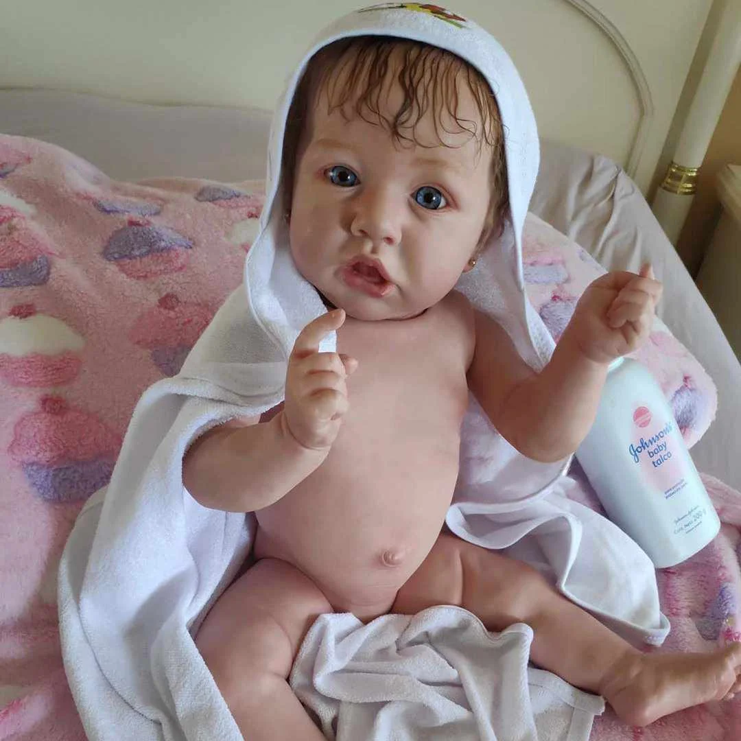 [Heartbeat💖 & Sound🔊] 20'' Truly Preemie Silicone Reborn Baby Toddler Doll Girl Telma for Nursing Play, Kids Gift Set -Creativegiftss® - [product_tag] RSAJ-Creativegiftss®