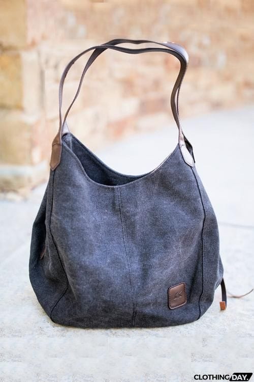 Canvas Hobo Bag