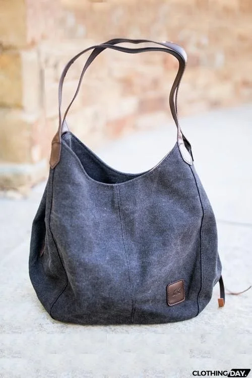 Canvas Hobo Bag