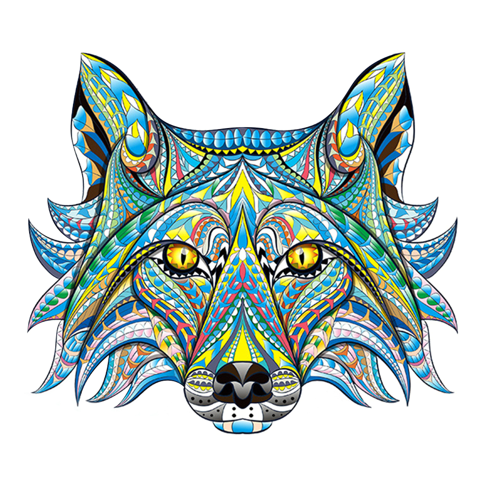 

Wooden Wolf - Special Shaped Jigsaw Puzzle - 28.5*28.5CM, 501 Original
