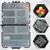 277Pcs Carp Fishing Lures Accessories with Storage Box Swivels Bait Hooks Set