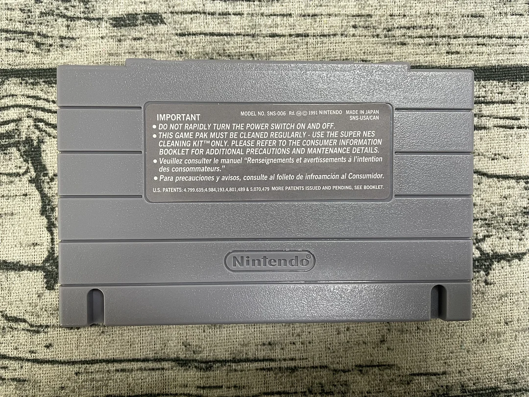 X-men VS. Street Fighter For Super Nintendo SNES - 16 Bit Game Cartridge