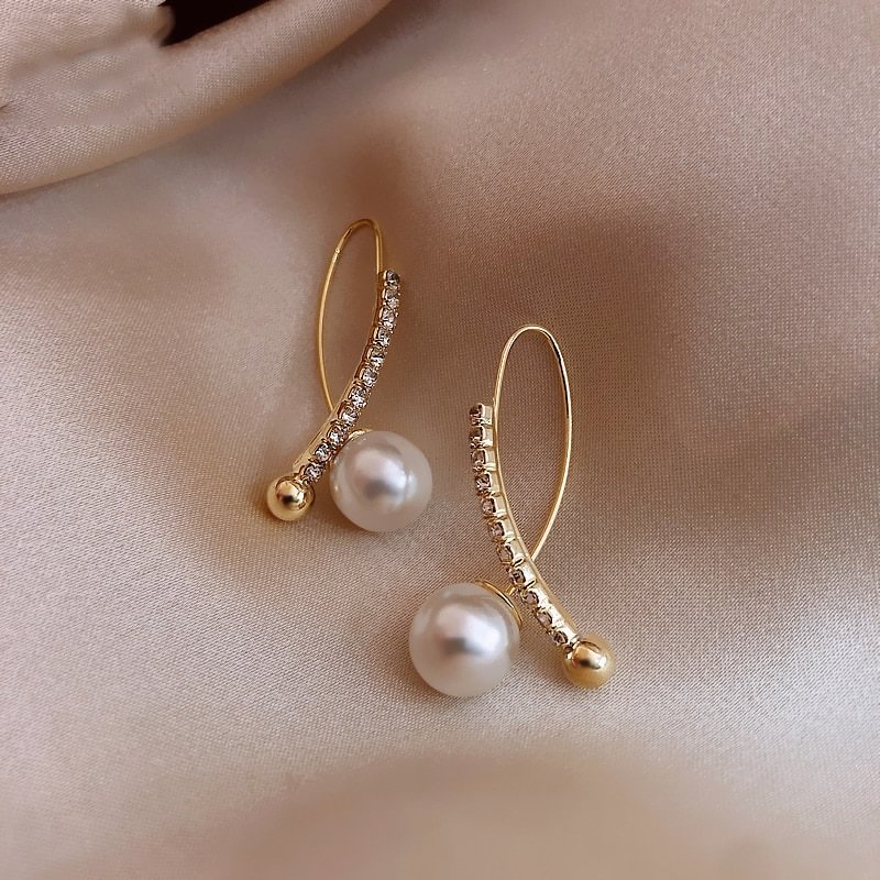 Temperament Fashion Pearl Earrings | IFYHOME