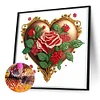 >SALE<5D DIY Partial Special Shaped Drill Diamond Painting Kit Heart Home Decoration
