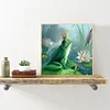 >SALE<Frog 5D DIY Full Round Drill Diamond Painting Rhinestones Home Craft Art