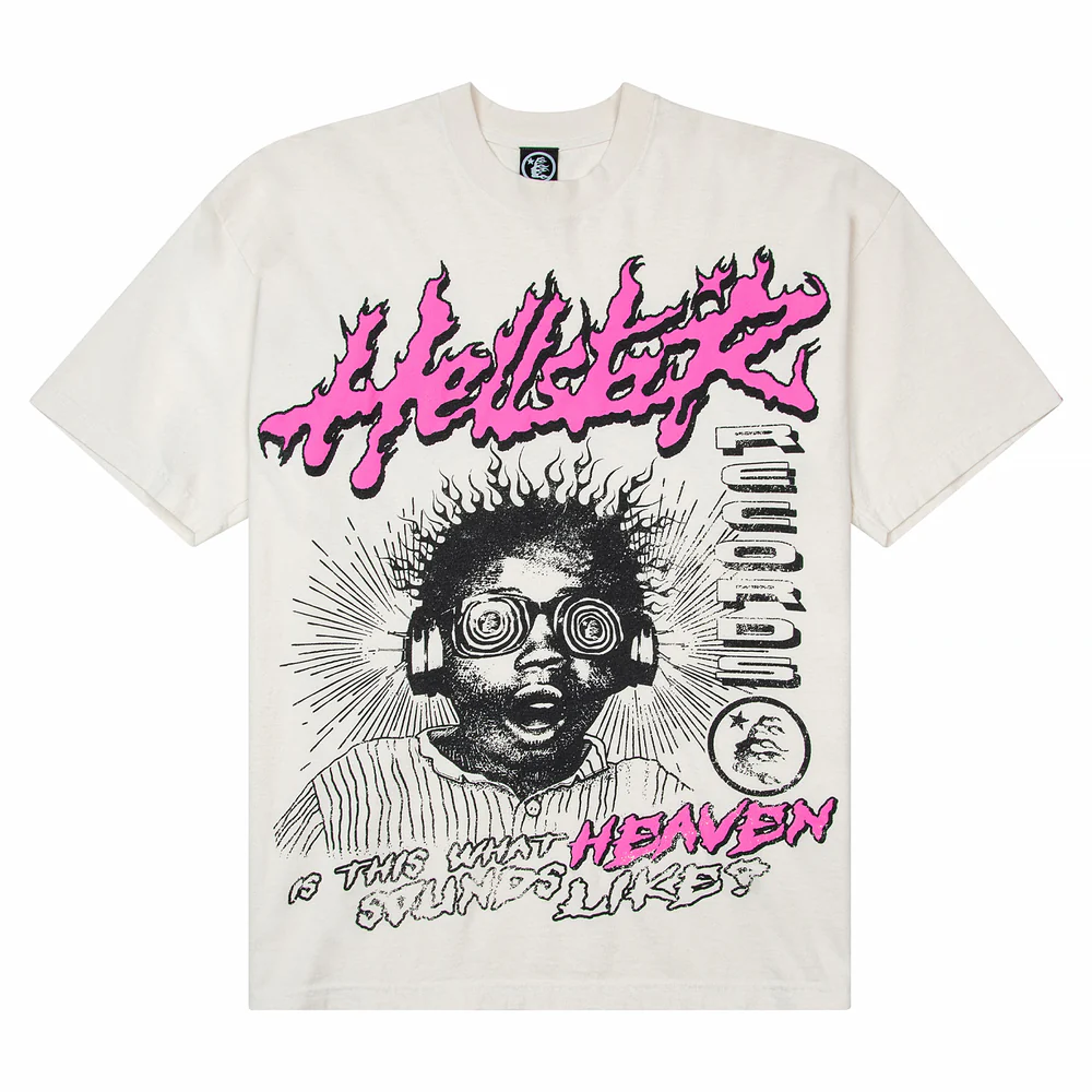 Hellstar Heaven Sound Print Short Sleeve T-Shirt