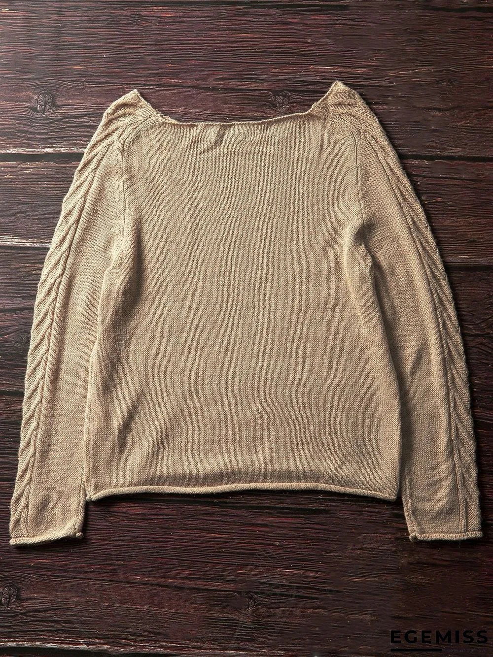 Casual Shift Knitted Sweater | EGEMISS