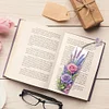 3Pcs Special Shape Rose Bouquet Diamond Painting Bookmark for Book Lovers