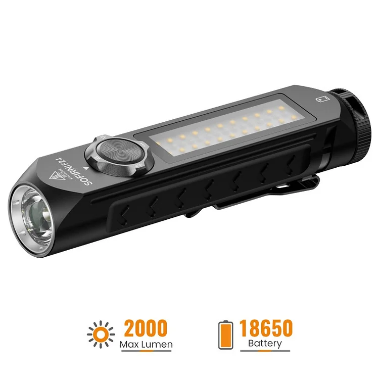 Sofirn IF24 RGB Flashlight 2000lm Powerful USB C Rechargeable Spotlight and Floodlight