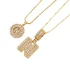 ✨Collier avec pendentif lettre de l'alphabet en or💕