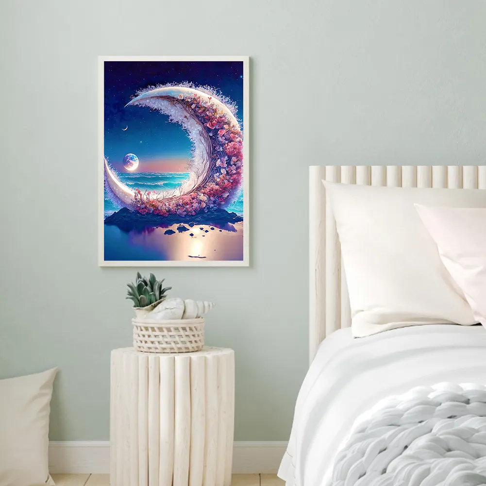 DIY Paint By Number 40*50cm - Flowers On The Sea