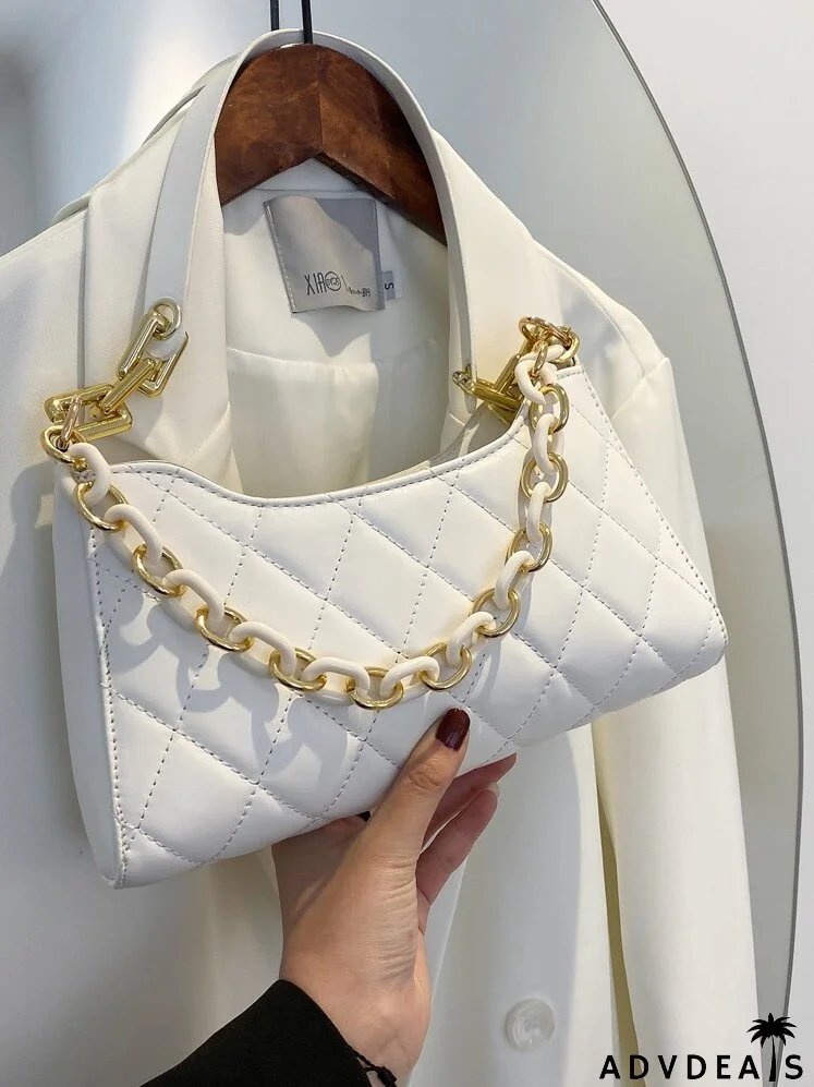 Quilted Chain Shoulder Bag