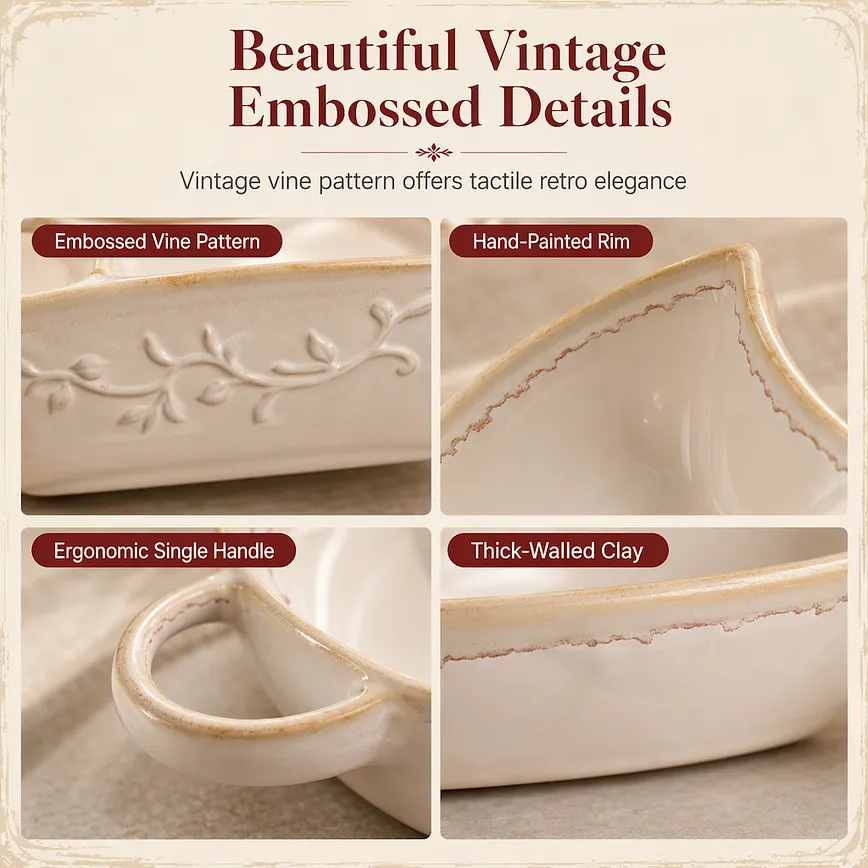 Beautiful vintage embossed details