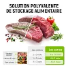 🔥Best-seller mondial🍗 Offre &agrave; dur&eacute;e limit&eacute;e ! Achetez-en 3, obtenez-en 2 gratuits🥦Sacs de conservation refermables en aluminium r&eacute;utilisables