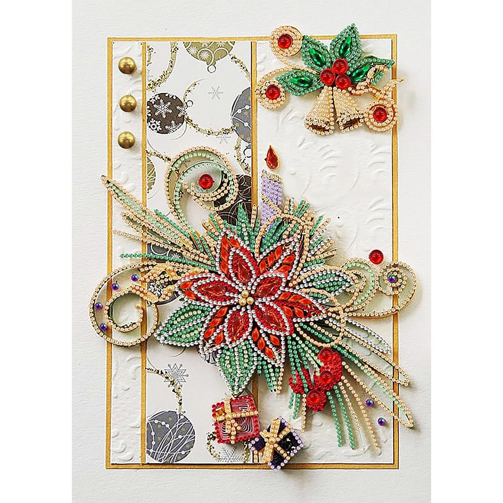Crystal Rhinestone Diamond Painting Quilling Christmas (40*30cm)