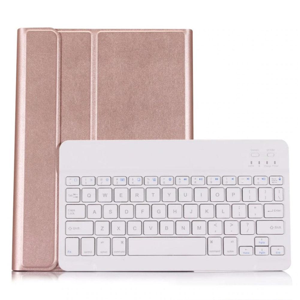 

Leather Case Cover Wireless Bluetooth Keypad for iPad 10.2 2019 (Rose Gold), 501 Original
