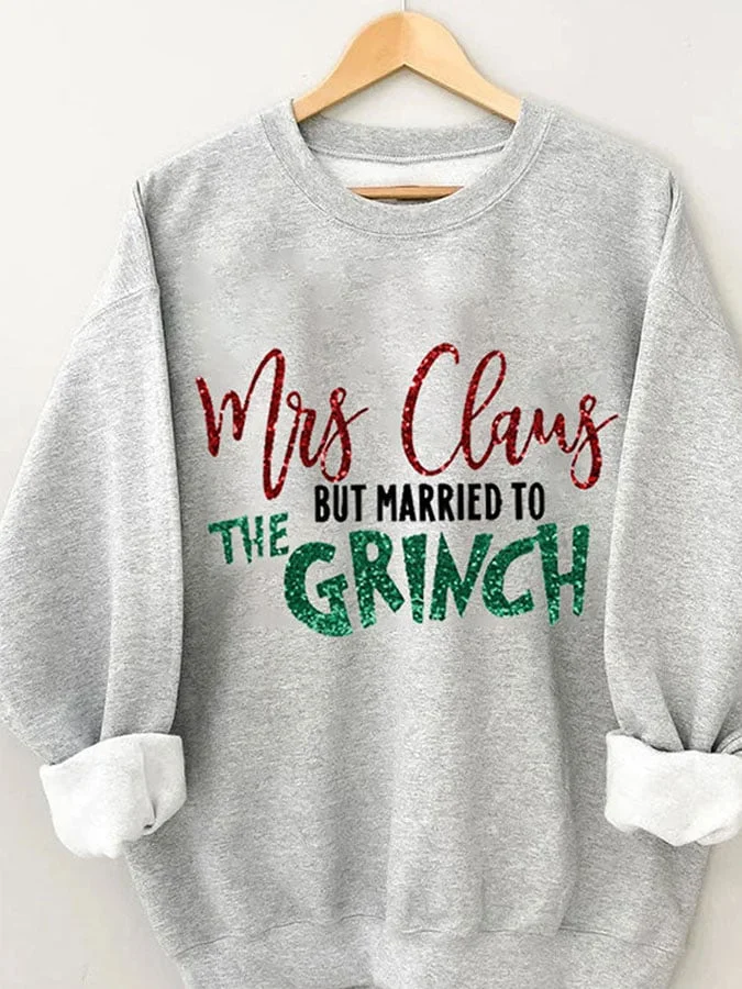 Vintage Print Long Sleeve Sweatshirt