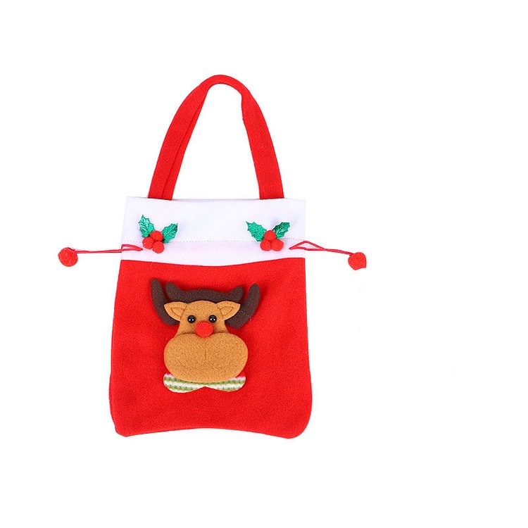 Bolso navideño con cremallera