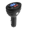 3 in1 Car Cigarette 12V Dual USB Charger LED Thermometer Voltmeter