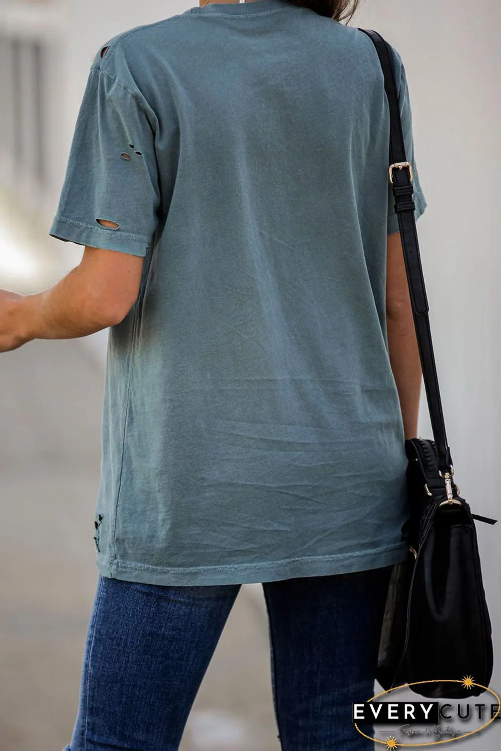 Supernova Distressed Cotton Tee