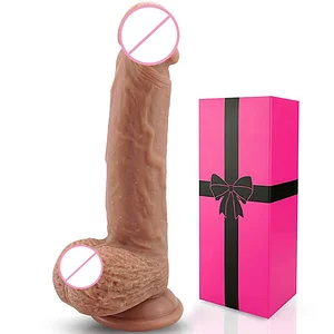 Ultra-Soft 9-Inch Realistic Dildo with Strong Suction Cup and Sensual Texture