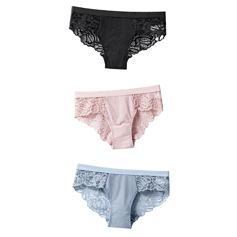 Billionm Confort Panties Sexy Panty Seampless Briefs Lace Women Underwear Lingerie for Female Girl Floral Pantys Underpants