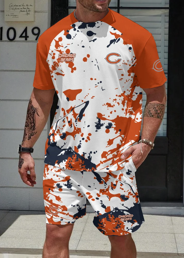 Chicago Bears Limited Edition Top And Shorts Two-Piece Suits
