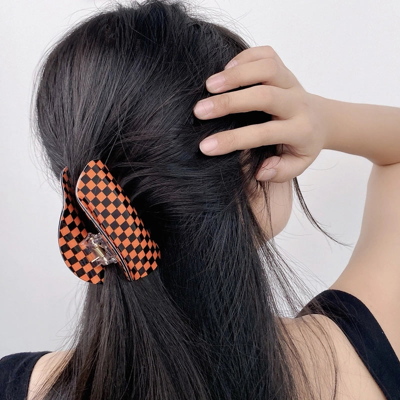 Halloween Minimalist Classic Style Women’s Pumpkin Spider PVC Hair Claws