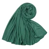 Plain Color Women Sweat Cloth Long Hijab Scarf Shawl