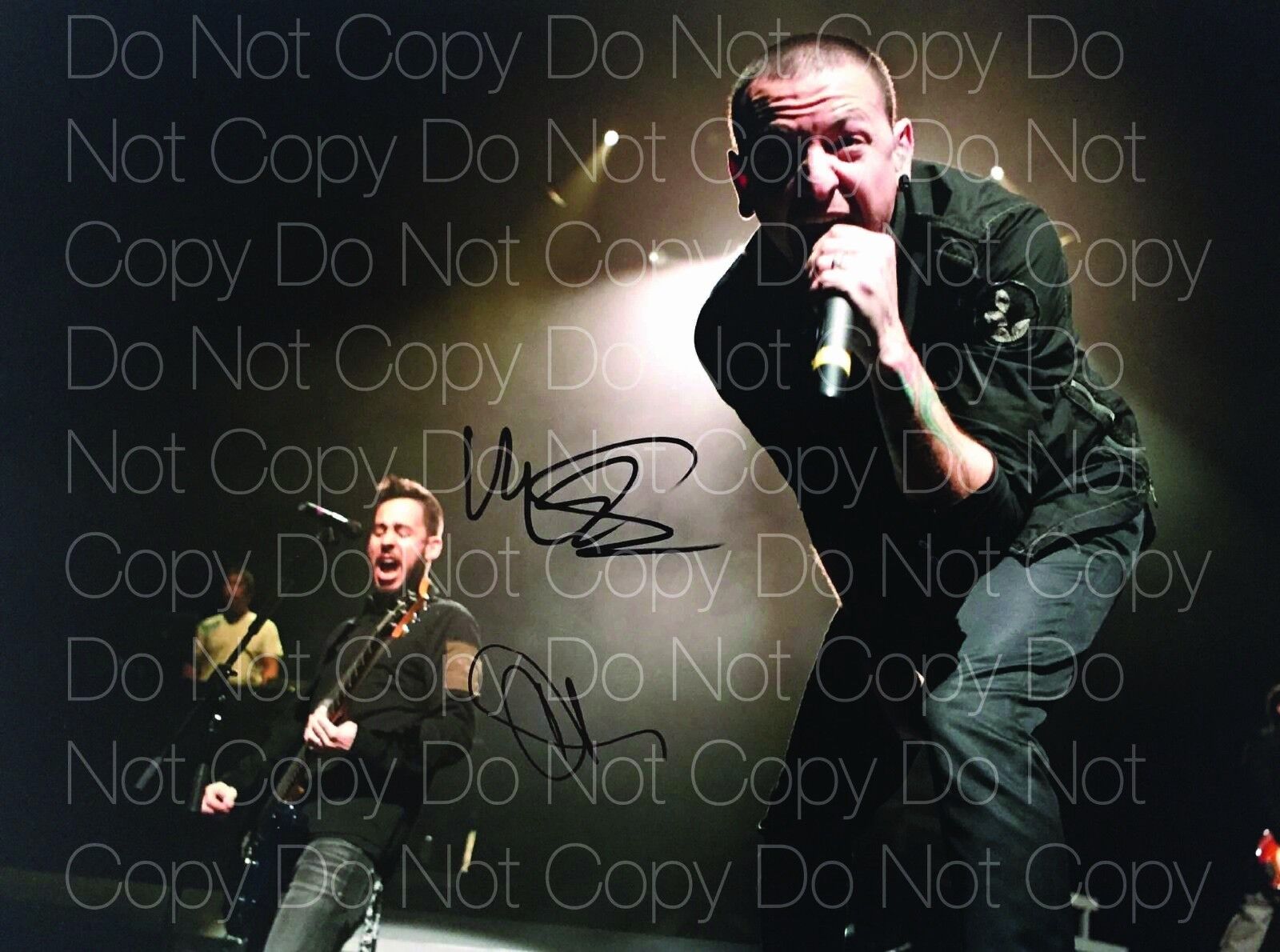 Linkin Park signed 8X10 Photo Poster painting picture poster autograph RP