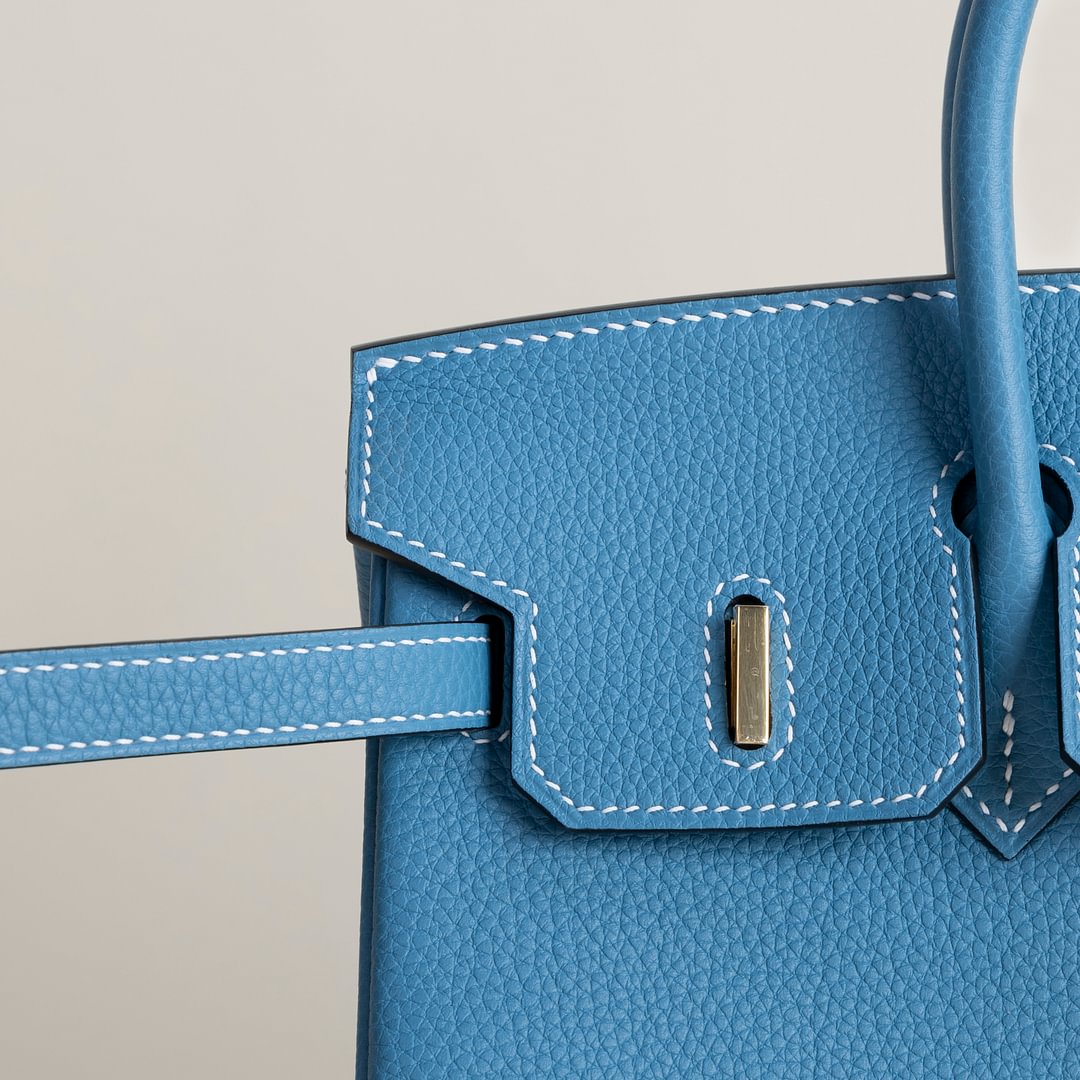 Birkin 25cm Togo 75 Blue Jean GHW