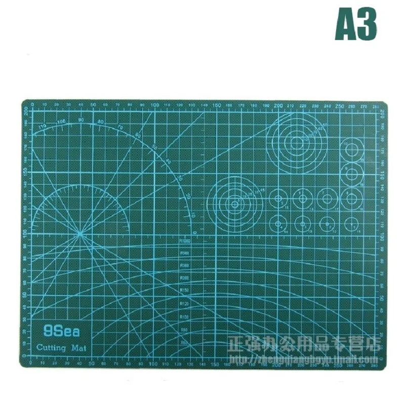 A3 Professional Self Healing Cutting Mat for Sewing,Quilting,Hobby; Non-glare Surface Double Sided 3mm Thick, 30x45cm