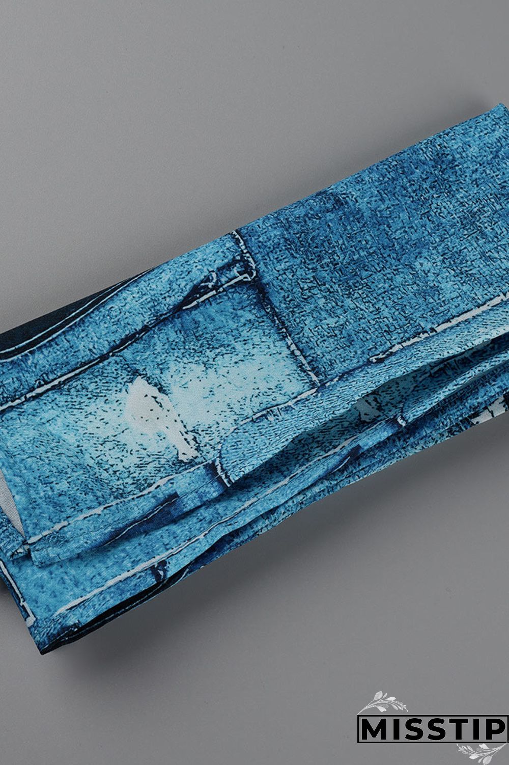 Blue Fashion Casual Print Patchwork Turndown Collar Shirt Dress