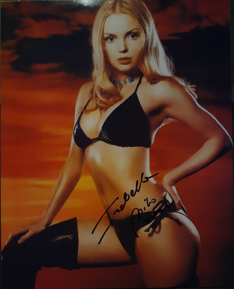 Izabella Miko signed 8x10