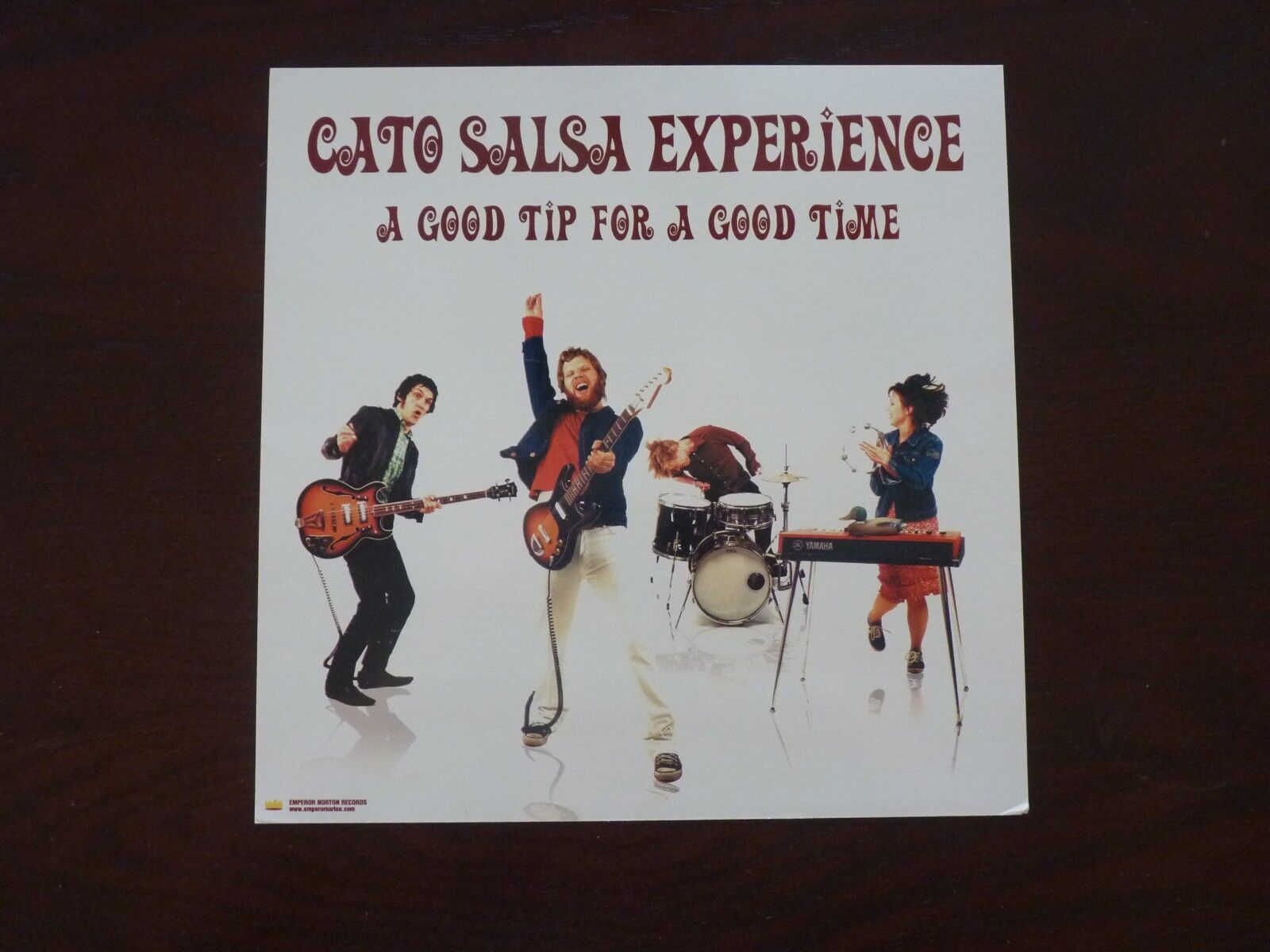 Cato Salsa Experience Good Tip Time Promo LP Record Photo Poster painting Flat 11x11 Poster #2