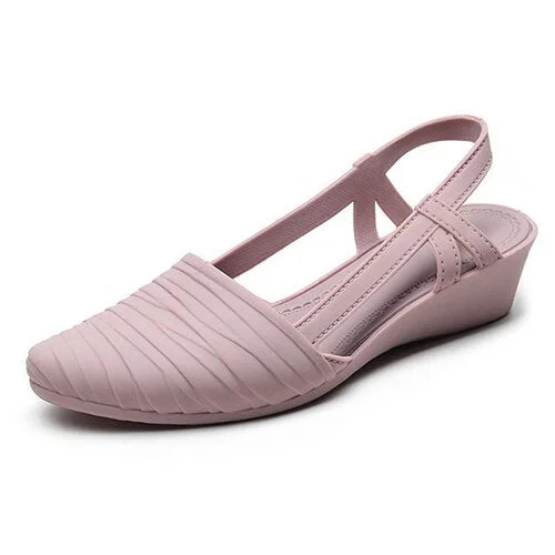 miaoguan 2021 New Women's Shoes Slingbacks Footwear Woman Wedges Sandals Women Slip-on Shoes Ladies Casual Pumps Female Loafers