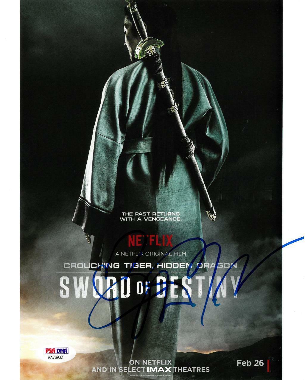 Michelle Yeoh Signed Sword of Destiny Autographed 8x10 Photo Poster painting PSA/DNA #AA76932