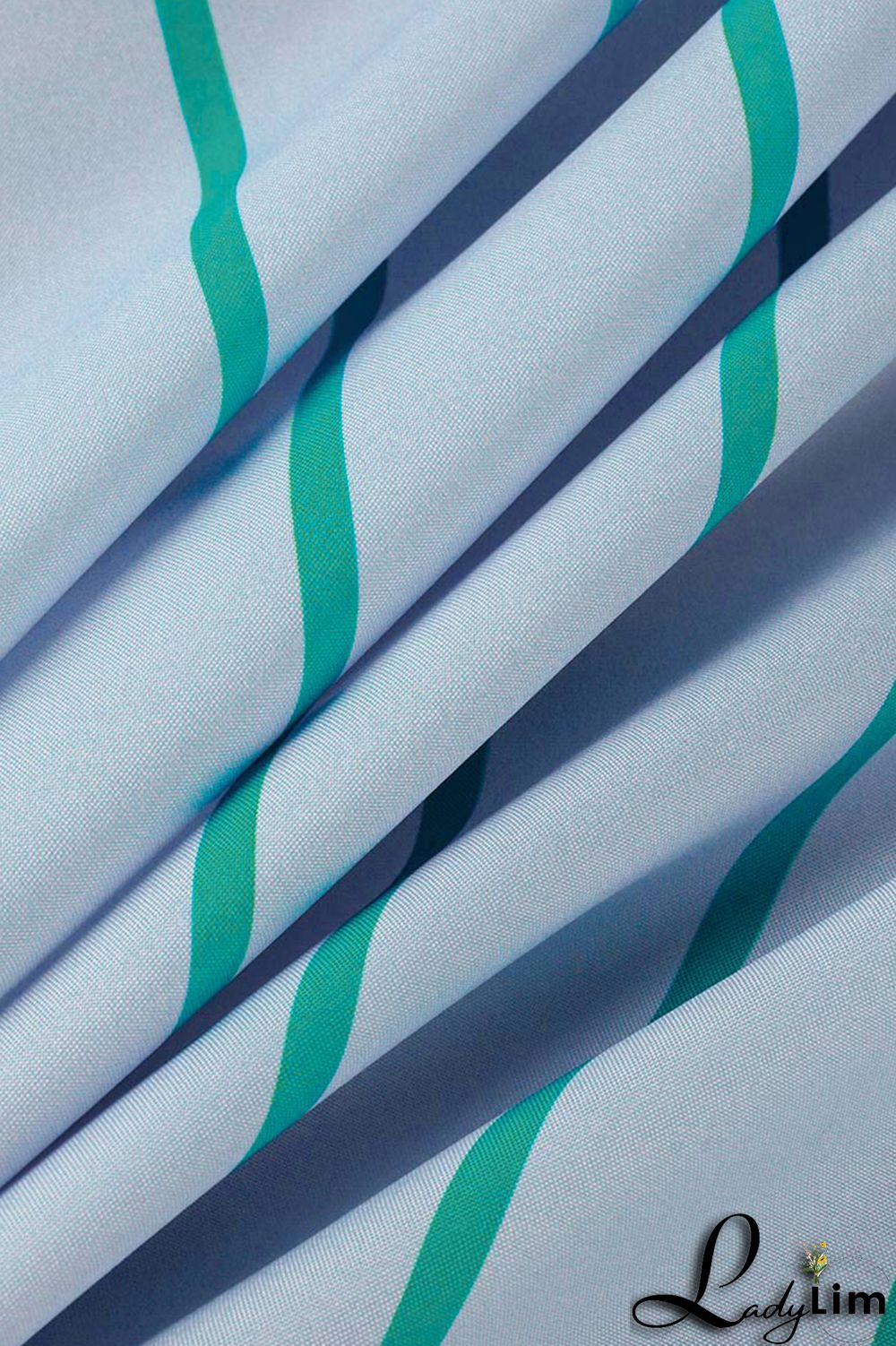 Pink Fashion Striped Print With Belt Turndown Collar Shirt Dress