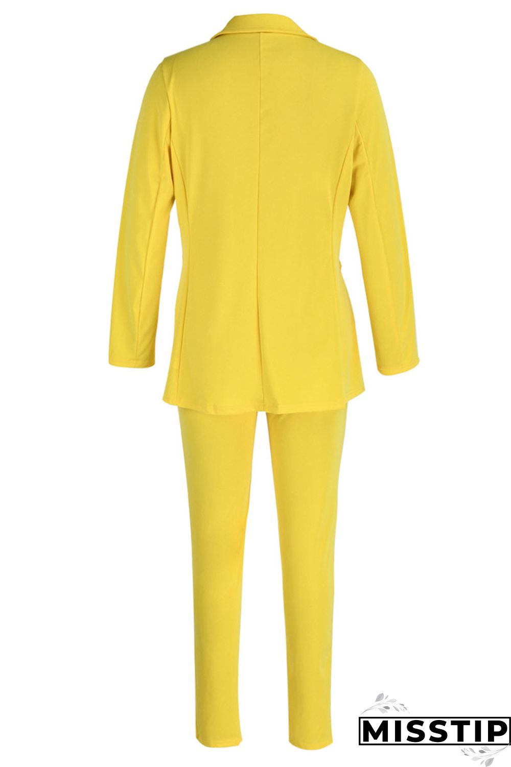 Black Casual Solid Patchwork Turn-back Collar Long Sleeve Two Pieces