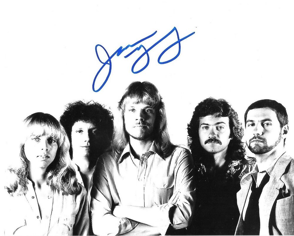 * JAMES JY YOUNG * signed 8x10 Photo Poster painting * STYX * * 9