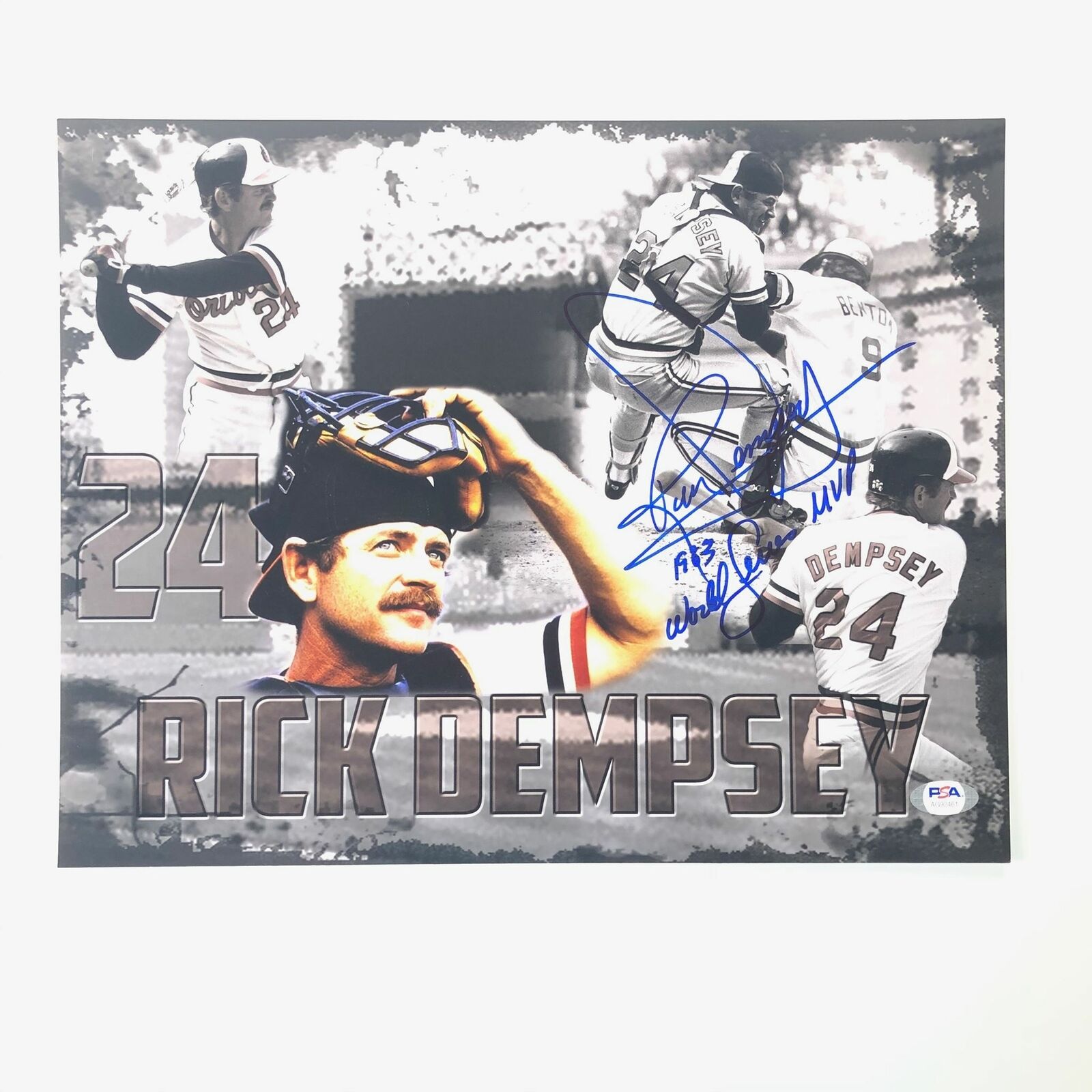 Rick Dempsey signed 11x14 Photo Poster painting PSA/DNA Orioles autographed