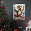 Diamond Painting -DIY Round Drill Dragon and Flower