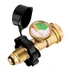 Brass Leak Detector Gas Pressure Meter Pressure Level Meter Indicator for BBQ RV
