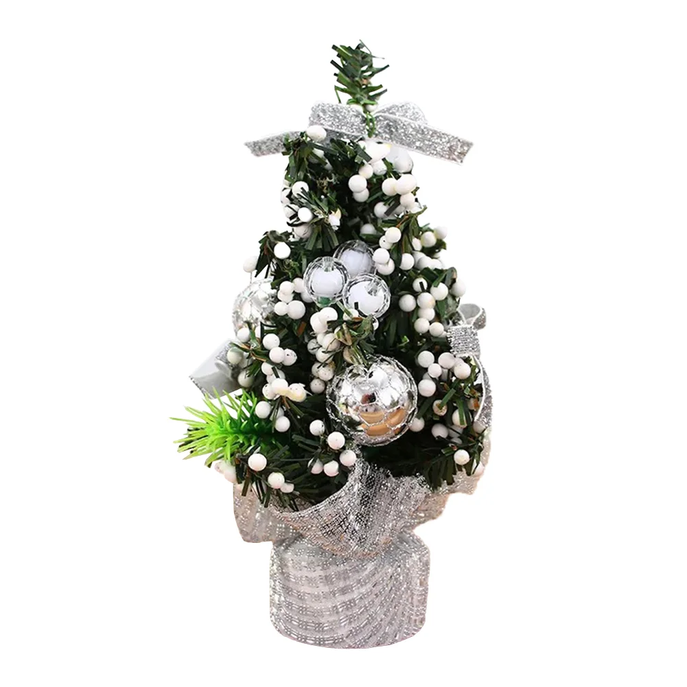 20cm Artificial Xmas Tree Great Gifts Tabletop Mini Tree Festival Party Supplies
