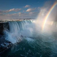 Mighty Niagara Falls Mist - Diamond Painting