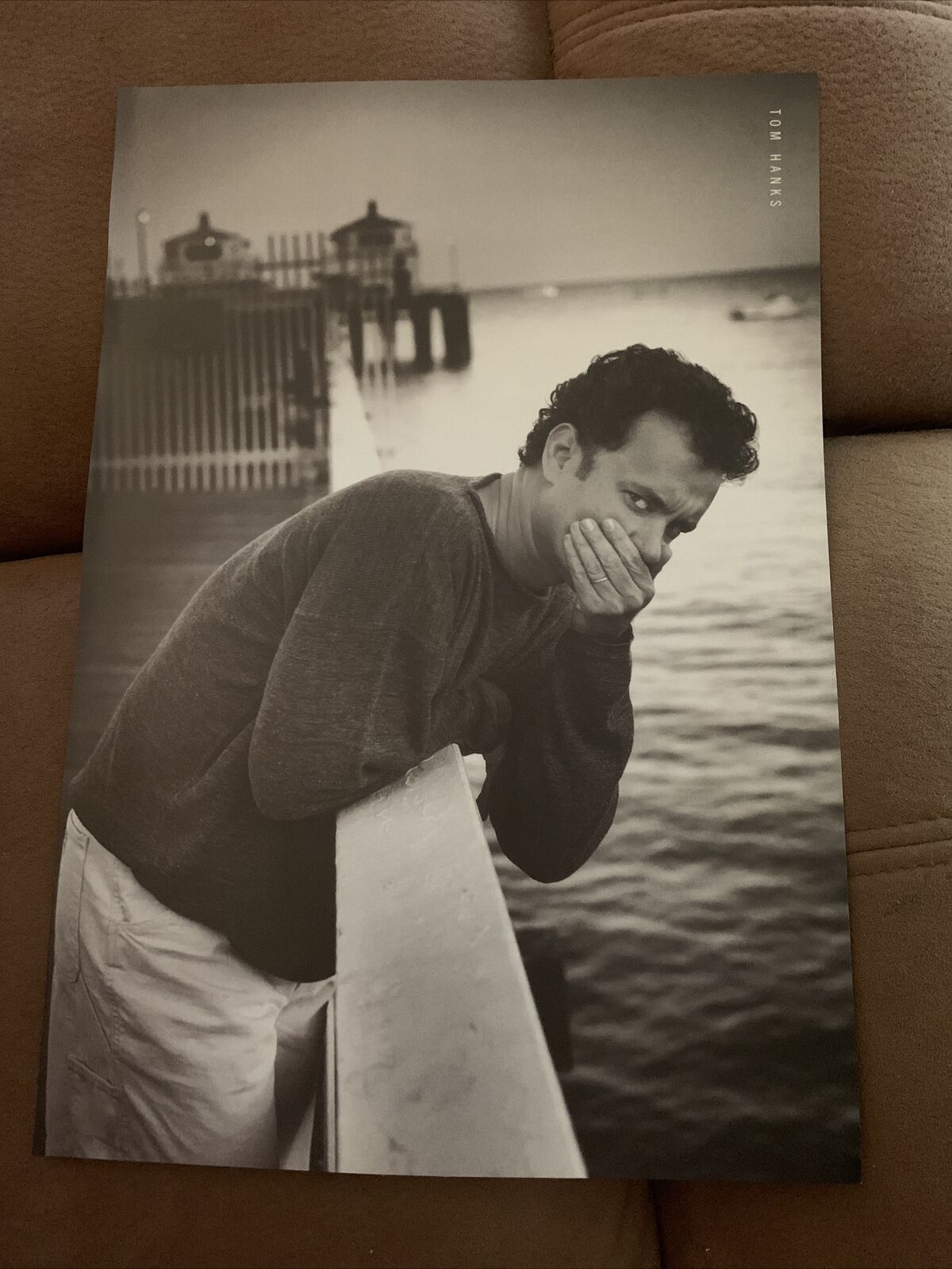 Tom Hanks Single Side Coffee Table Book Photo Poster painting Page 9x13