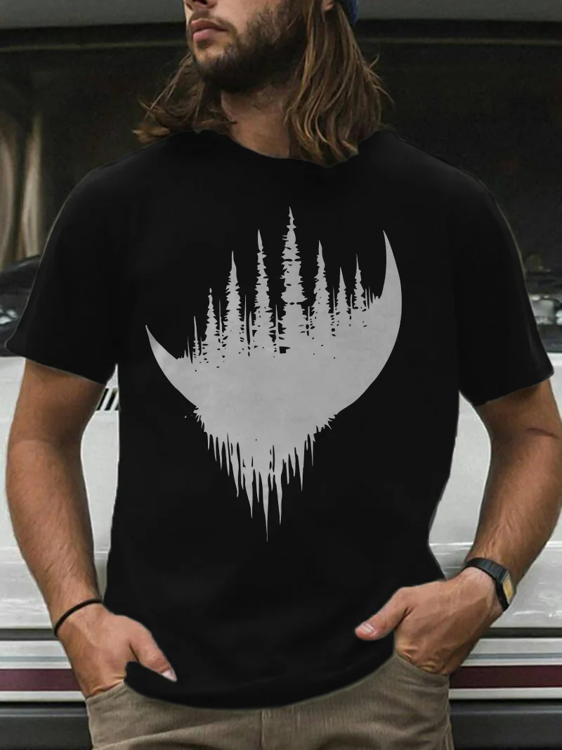 Crew Neck Regular Fit Men's T-Shirt in  mildstyles