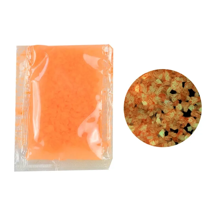 30g Luminous Sand Stones Garden Park Road Pebbles Glow In Dark Ornaments For Party Aquariums Fish Tank Decoration Stone Ornament
