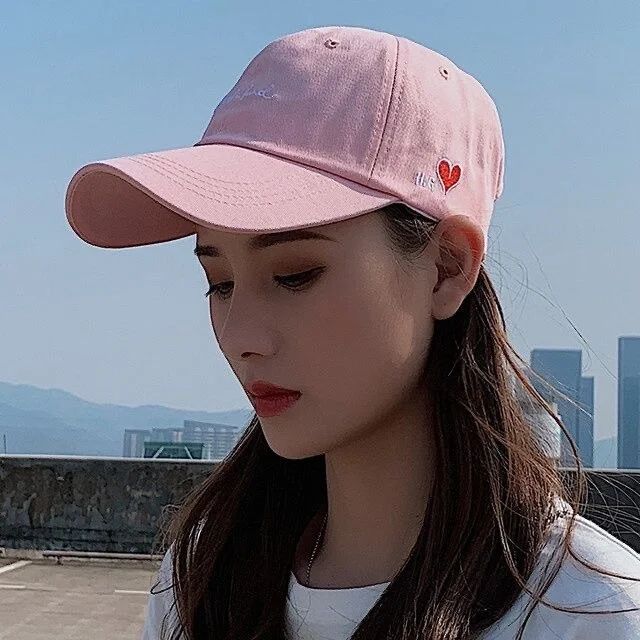 Duck Tongue Hat Whole Female Summer Letter Embroidery baseball cap Male Sunscreen Sunshade Hat Korean Version Soft Top Solid